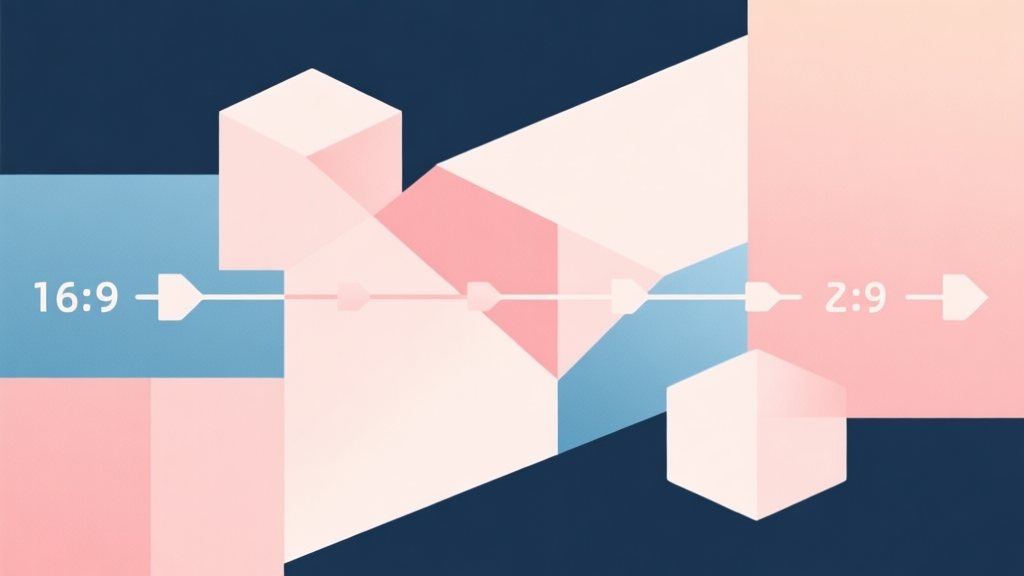 Abstract geometric composition with overlapping shapes representing game release phases, soft pastel colors, modern minimal style, professional business concept illustration high quality illustration, detailed, 16:9