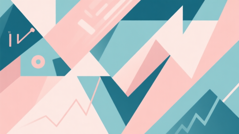 自动生成图片: Abstract geometric composition with overlapping shapes representing game trends, soft pastel colors, modern minimal style, professional business concept illustration high quality illustration, detailed, 16:9
